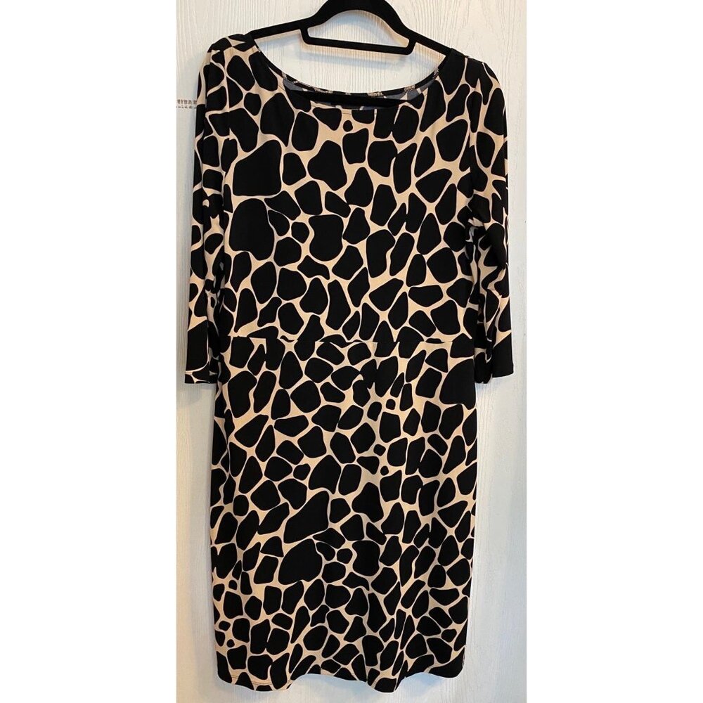 Black and tan dress